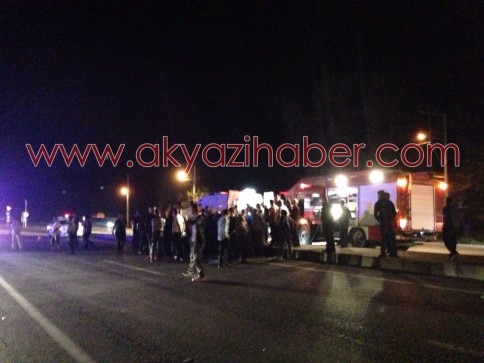Ormanköy sapağında 2 Otomobilin karıştığı kazada 5 kişi yaralandı